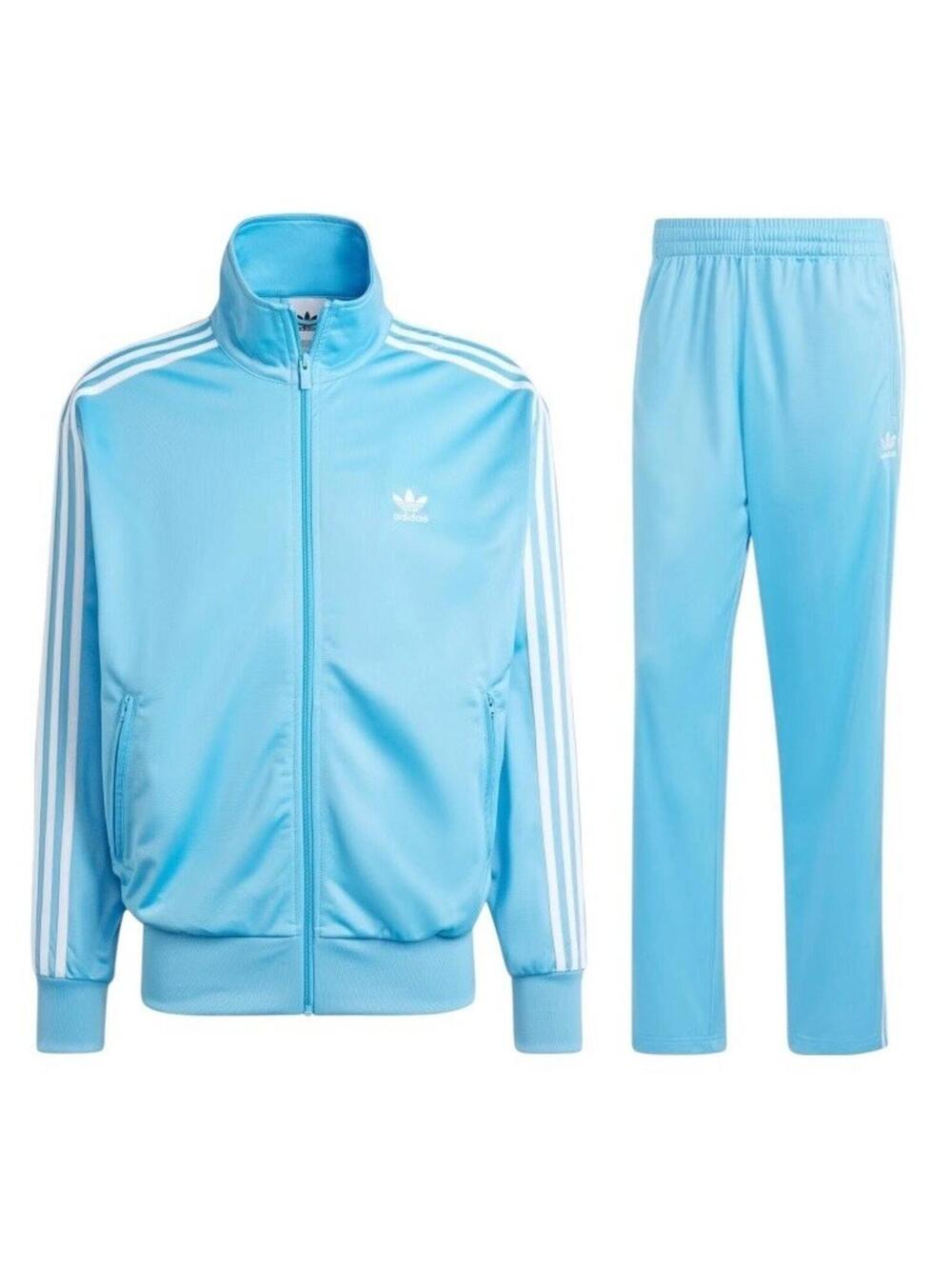 Adidas Originals Firebird Track Suit Jacket & Pants Semi BLUE BURST  LARGE L
